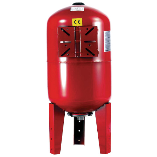 Pressure Vessel 300L Vertical Red 1 1/2" Connection