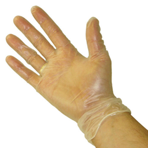 Vinyl Powdered Disposable Gloves Sz L [100]
