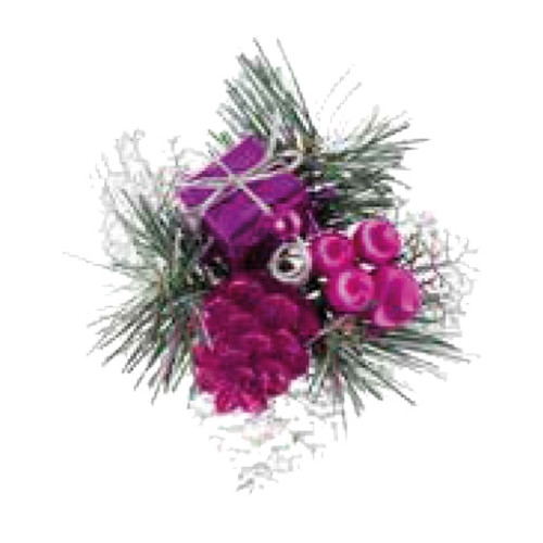 [22] Christmas Pick Mixed (Fuchsia) - Pack of 12