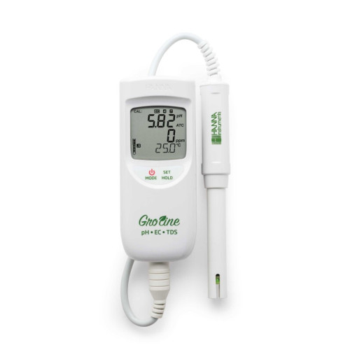 Groline Hydroponic Portable pH/EC/TDS/Temperature Meter
