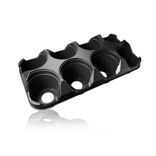 Teku TT2653-13/8AZ Low Shuttle Tray (Black) (1440/P,24x60/S) - Each