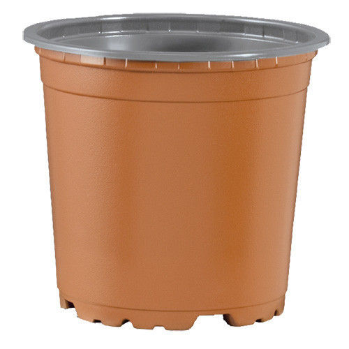 Teku Light Pot 5Â° 13cm [1.0L] (Circular Terracotta/Grey) (11880/P,11x1080/B) - Each
