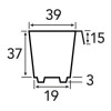 Modiform Plug Tray 84 Cells (Black) (1680/P,42x40/S) - Each