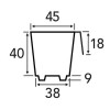 Modiform Paperpottray 60x3cm (1680/P) - Each