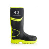 Buckler BBZ8000 S5 Neoprene WP Safety [Black with Hi Vis Yellow] Sizes 3-13