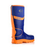 Buckler BBZ8000 S5 Neoprene WP Safety [Blue with Hi Vis Orange] Sizes 3-13