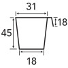 Modiform Multi-Cell Propagation Tray 84 Cells (Black) (1800P)- Each