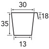 Modiform Plug Tray 126 Cells (Black) (1536/P) - Each