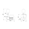 Grundfos CMBE 5-62 Horizontal Multistage Booster Set 1ph