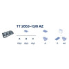 Teku TT2653-13/8AZ Low Shuttle Tray (Circluar Grey) (1440/P,24x60/S) - Each