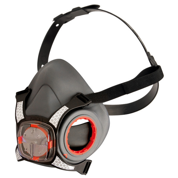 Ls jsp force 8 half mask respirator medium 